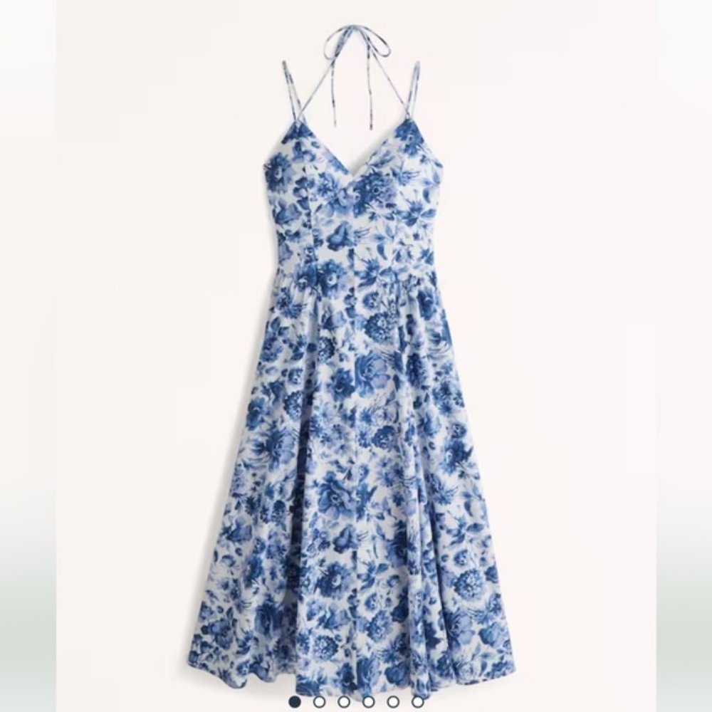 Strappy Plunge Corset Maxi Dress - Abercrombie
